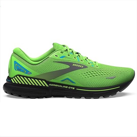 Brooks Other - NWOT Brooks Adrenaline GTS 23 Green Gecko Grey Atomic Blue Sneakers Men US 12D